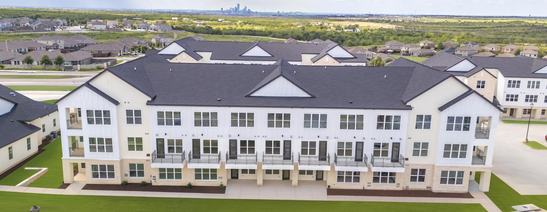 a large building with many windows